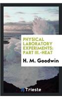 Physical Laboratory Experiments