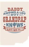 Daddy Knows A Lot But Grandpap Knows Everything: Family life grandpa dad men father's day gift love marriage friendship parenting wedding divorce Memory dating Journal Blank Lined Note Book