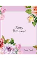 Happy Retirement Guest Book