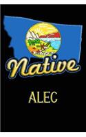 Montana Native Alec: College Ruled Composition Book