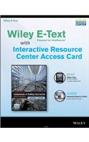 Fundamentals of Building Construction, 6e Wiley E-Text Card and Interactive Resource Center Access Card