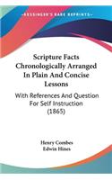 Scripture Facts Chronologically Arranged In Plain And Concise Lessons: With References And Question For Self Instruction (1865)