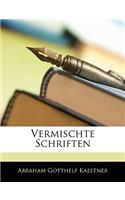 Vermischte Schriften, Erster Theil