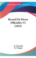 Recueil De Pieces Officielles V2 (1835)