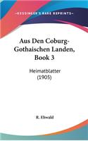 Aus Den Coburg-Gothaischen Landen, Book 3