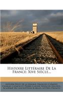 Histoire Litteraire de La France