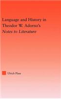 Language and History in Adorno's Notes to Literature