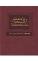 Geschichte Der Notenschrift
