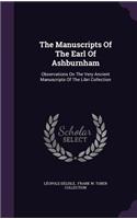 The Manuscripts Of The Earl Of Ashburnham