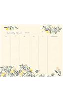 Floral Charm Weekly To-Do Pad