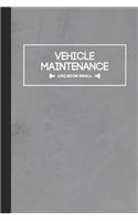 Vehicle Maintenance Log Book Small