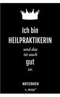 Notizbuch für Heilpraktiker / Heilpraktikerin: Originelle Geschenk-Idee [120 Seiten liniertes blanko Papier]