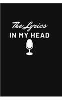 The Lyrics In My Head Songwriting Journal