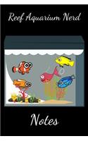 Reef Aquarium Nerd Notes: Customized Compact Saltwater Aquarium Care Logging Book, Thoroughly Formatted, Great For Tracking & Scheduling Routine Maintenance, Including Water 