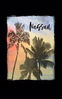 Nassau: Bahamas Caribbean Christmas Notebook With Lined College Ruled Paper For Taking Notes. Stylish Tropical Travel Journal Diary 6 x 9 Inch Soft Cover. F
