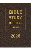 Bible Study Journal for men