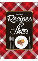 Blank Cookbook Recipes & Notes: The Wizard's Blank Cookbook Hobby Document Favorite Recipes Journal