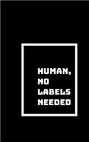 Human, No Labels Needed: I'm Not Here to Make Friends