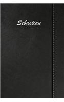 Sebastian: Blank Cookbook Recipes & Notes Featuring 120 Pages 6x9 Simulated Leather Cover