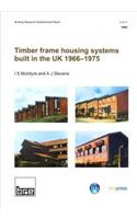 Timber Frame Housing Systems Built in the UK 1966-1975