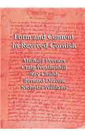 Form and Content in Revived Cornish
