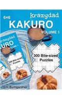 Krazydad 6x6 Kakuro Volume 1