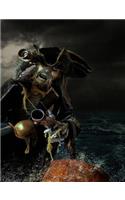 Zombie Pirate Wide Rule Composition Notebook