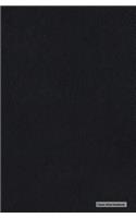 Classic Mole Notebook - Faux Black Leather (Lined Journal)