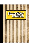 French Ruled Notebook