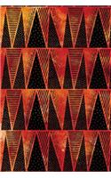 Bullet Journal Notebook Abstract Triangles Pattern 5