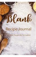 Blank Recipe Journal