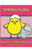 Spring Fling Easter Coloring Fun