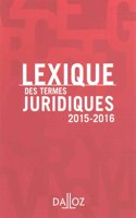 Lexique des termes juridiques 2014-15