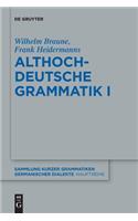 Althochdeutsche Grammatik I