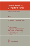 Programming Language Implementation and Logic Programming