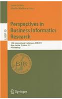 Perspectives in Business Informatics Research