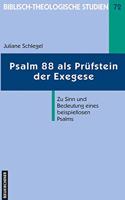 Biblisch-Theologische Studien: Zu Sinn und Bedeutung eines beispiellosen Psalms