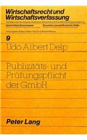 Publizitaets- Und Pruefungspflicht Der Gmbh