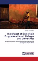 Impact of Immersion Programs at Jesuit Colleges and Universities