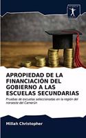 Apropiedad de la Financiación del Gobierno a Las Escuelas Secundarias