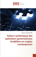 Valeurs systémiques des opérateurs grammaticaux d'addition en anglais contemporain