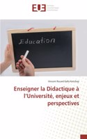 Enseigner la Didactique à l'Université, enjeux et perspectives