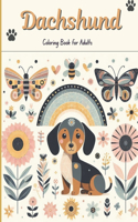 Dachshund Coloring Book for Adults