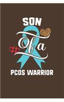 Son Of A Pcos Warrior: Pcos Awareness Leopard Buffalo Plaid Family Gift
