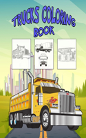 Trucks Coloring Book