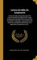 Lettres De Mlle De Lespinasse