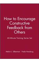 60-Minute Training Series Set: How to Encourage Constructive Feedback from Others