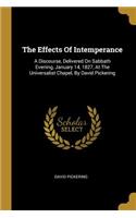 Effects Of Intemperance