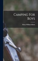 Camping For Boys