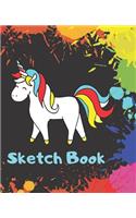 Sketch Book: (Fantasy Animals Doddle Book)